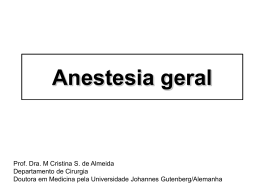 Anestesia geral