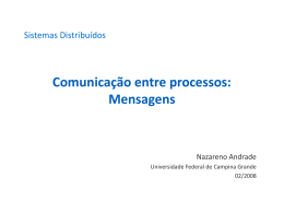 SD - parte 3 - comunicação entre processos