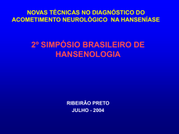 simposio brasileiro de hansenologia acometimento