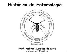Histórico da Entomologia