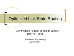 Optimized Link State Routing