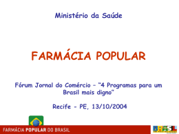 Rede “Farmácia Popular do Brasil”