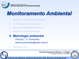 04 - Metrologia Ambiental  - Laboratório de Instrumentação