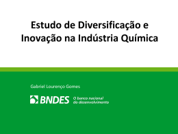 BNDES - Estudo de Diversificação e Inovação