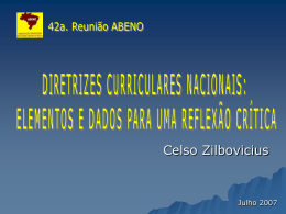 Elementos para Reflexão... - Associação Brasileira de Ensino