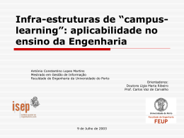 Apresentação - Universidade do Porto