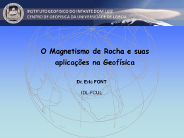 Magnetismo de Rochas aplicado a Geofisica (E. Font)