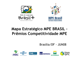 Prêmios Competitividade MPE - Movimento Brasil Competitivo