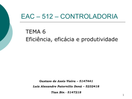 EAC – 512 – CONTROLADORIA - Erudito FEA-USP