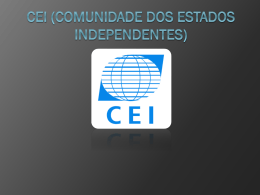 CEI (Comunidade dos Estados Independentes)