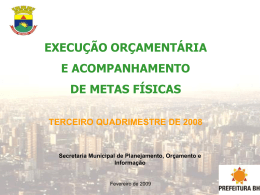 Orçamento Participativo - Câmara Municipal de Belo Horizonte