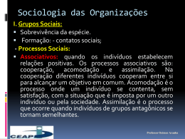 I. Grupos Sociais