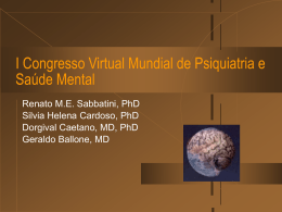 I Congresso Virtual de Psiquiatria e Saúde Mental