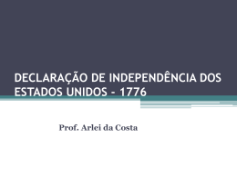 declaração de independência dos estados unidos