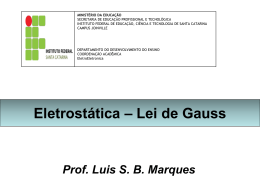 Lei de Gauss - Campus Joinville