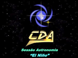 Sessão Astronomia “O `El Niño`”