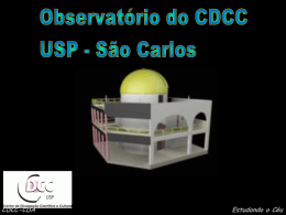 Estudando o Céu - CDCC - Universidade de São Paulo