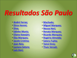 Resultados São Paulo