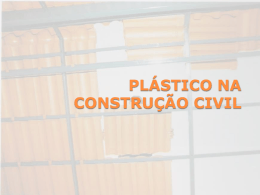plástico na construção civil .plásticos