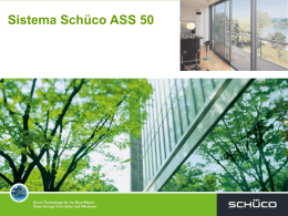 Sistema Schüco ASS 50 - sistemas de caixilharia para arquitectura