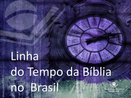 História da Biblia no Brasil
