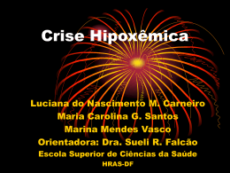 Crise hipoxêmica - Paulo Roberto Margotto