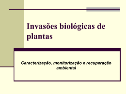 Invasões biológicas de plantas