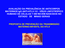 HTLV_Transmissão/ Dra. Anna Proietti