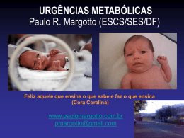 Urgências Metabólicas - Paulo Roberto Margotto