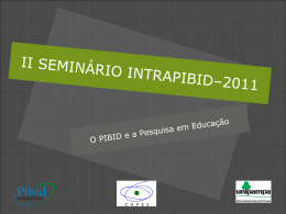 Slide II IntraPIBID
