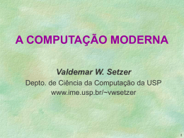 Computação moderna - IME-USP