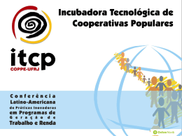 Sistematização - ITCP