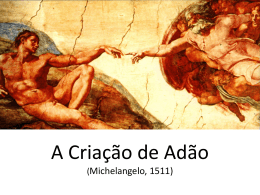 A Criação de Adão (Michelangelo, 1511)