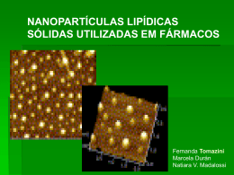 nanopartículas lipídicas sólidas utilizadas em fármacos