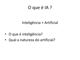 O que é IA ?