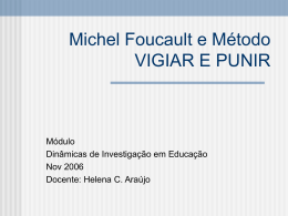 Michel Foucault e Método