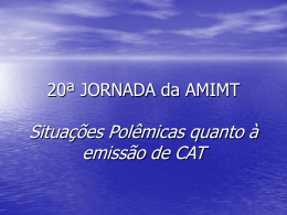 20ª JORNADA da AMIMT