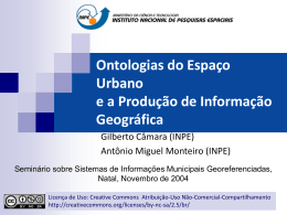 Ontologias Urbanas e a Produção de Informação - DPI