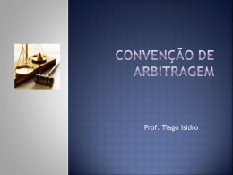 Convenção de Arbitragem 97-2003