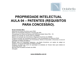 patentes (requisitos para concessão).