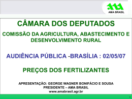 ama brasil - Câmara dos Deputados