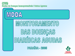 Gráficos Doênças Diarréicas 2001 á 2004.