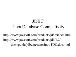 JDBC – conceitos básicos