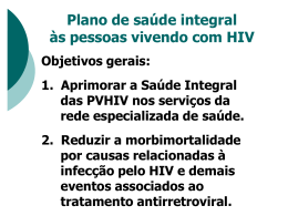 plano de saúde integral às pessoas vivendo com hiv