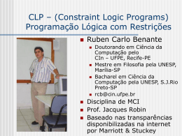 CLP – Constraint Logic Program