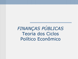 Political Business Cycles - Programa de Pós