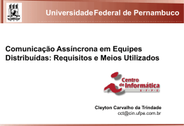 ComunicacaoAssincrona - Centro de Informática da UFPE