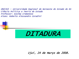 Ditadura no Brasil - Capital Social Sul