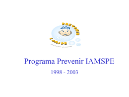 Programa Prevenir IAMSPE