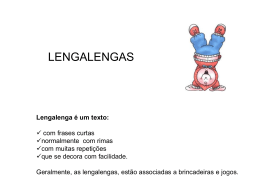 Lengalenga é um texto